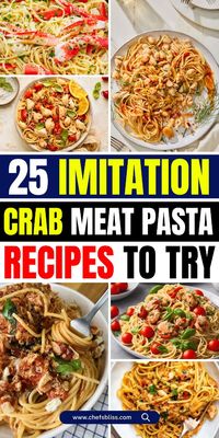 In this collection of 25+ imitation crab meat pasta recipes, you’ll find a variety of flavorful options that combine the mild sweetness of imitation crab with the hearty texture of pasta. From creamy sauces and refreshing salads to baked casseroles and savory stir-fries, there’s a recipe to suit every taste. These dishes are not only quick and easy to make but also packed with flavor, making them perfect for seafood lovers and pasta enthusiasts alike.