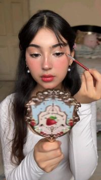 angel makeup cute makeup  by soofi_333 on ig