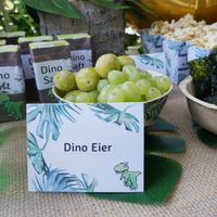 Do-it-yourself Party Deko für eine Dino Party zum Kindergeburtstag | mini-presents