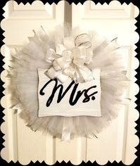 Bride to be; Mrs Hanger; Wedding Shower Ideas; Wedding Wreath; Bride Gift; Bridal Shower Decor; Bridal Shower Ideas; Anniversary Party Ideas; Anniversary Party Decorations; handmade gifts; bridal shower decorations; bridal shower gifts; wedding shower ideas; wedding shower decorations; wedding inspiration; bridal door wreath; wedding reception ideas; anniversary gifts  #weddingwreath #bridalshowerdecor #anniversaryparty #whitewreath #weddingshowerdecor #bridaldoordecor #bridetobe #mrandmrs