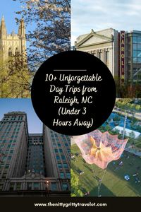 Raleigh has so much to offer, but so does the surrounding region. Take a day trip after exploring Raleigh, there’s plenty of places to see! | Places to Visit Near Raleigh | Small Towns Near Raleigh | Raleigh Day Trips | One Day Trips From Raleigh NC | Raleigh NC Day Trips | Road Trips from Raleigh NC | Best Day Trips from Raleigh NC | Best Day Trips from Raleigh | North Carolina Day Trips from Raleigh | Fun Day Trips from Raleigh NC | Day Trips from North Carolina | Asheboro | Pinehurst | Greensboro | Saxapahaw | Durham | New Bern | Wilmington | Myrtle Beach | #myrtlebeach #myrtle #durham #wilmingtonnc #raleigh #daytrip #roadtrip #roadtripusa #roadtripideas