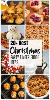 20  Best Christmas party finger foods ideas - Tastilly