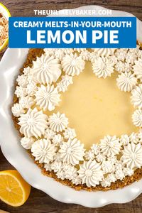 This is the easiest, most delicious Meyer lemon pie ever! The flavour profile is bright, the texture is melt-in-your-mouth and luxuriously creamy, and it’s so easy to make. You can also use regular lemons if Meyer lemons are not available. Check out the recipe with step-by-step video.