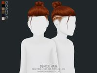 DERICK HAIR - KIDS AND TODDLER - The Sims 4 Download - SimsFinds.com