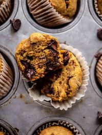 These chocolate chip pumpkin muffins are the fluffiest, most delicious pumpkin muffins around! Super easy to make and foolproof!