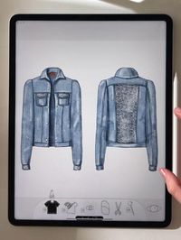 With Prêt-à-Template App you can draw patches for to put on your jeans pieces illustrations. Check on how to make projects with this trend.