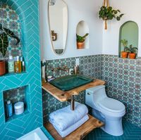 Jungalow Bathroom Before and After with Kohler | Jungalow by Justina Blakeney