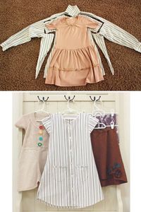 Turn a Button-Up Shirt into a Little Gal's Dress, this is so stinkin cute! Would love to try.: