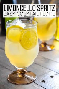 Limoncello spritz is a light, summery cocktail. You only need 3 ingredients and soon you'll be sitting poolside with your own glass of sunshine.