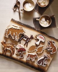 Woodland Christmas Cookies :: Martha Stewart