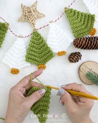 how to crochet christmas tree HR