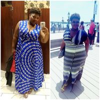 Two plus size maxi dress patterns. Check out her other outfits created from both commercial sewing patterns and indie sewing patterns.