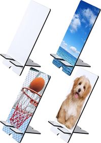 Amazon.com: 4 Pieces Sublimation Blank Phone Stand Cell Phone Stand Sublimation Phone Holder for Desk Wood Smartphone Holders DIY Craft Sublimation Phone Charging Holder for Desktop Office Table Home Kitchen : Cell Phones & Accessories