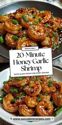 Whip up a flavorful meal in no time! This 20-Minute Honey Garlic Shrimp is a quick, tasty, and satisfying dish.