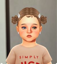 Toddler Hair Maxis Match cc sims 4