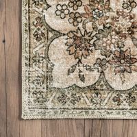 Recycled Washables Audrina Persian Washable Beige Rug