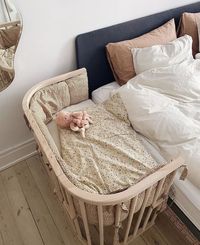 Co- sleeping bed for babies | Baby room inspiration, Baby nursery inspiration, Baby boy room nursery