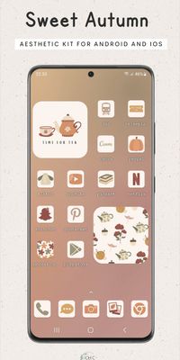 Want a cute new phone aesthetic? In this Sweet Autumn kit 𝘆𝗼𝘂 𝗴𝗲𝘁 𝟭𝟭𝟳 𝗮𝗽𝗽 𝗰𝗼𝘃𝗲𝗿𝘀, 𝟮 𝘄𝗮𝗹𝗹𝗽𝗮𝗽𝗲𝗿𝘀 𝗮𝗻𝗱 𝟰 𝘄𝗶𝗱𝗴𝗲𝘁 𝗱𝗲𝘀𝗶𝗴𝗻𝘀.! 𝗖𝗮𝗻 𝗯𝗲 𝘂𝘀𝗲𝗱 𝗳𝗼𝗿 𝗮𝗻𝗱𝗿𝗼𝗶𝗱 & 𝗶𝗢𝗦. Click to buy! | ios aesthetic home screen | ios home screen ideas | ios app icon design | ios 16 home screen ideas autumn | ios 16 home screen ideas fall aesthetic | aesthetic android homescreen | android homescreen autumn | fall phone wallpaper | android app icon