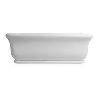 Chevington 71'' x 31.5'' Freestanding Soaking Solid Surface Bathtub | Wayfair