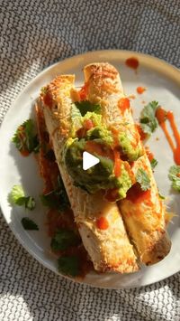 Mary Alexander Satterfield formerly known as The Hungry Hooker on Instagram: "if you’re looking to change up your normal week night dinners… add this to the mix! they are SO easy and really yummy. my toddler even eats them so that should say a lot 🤪 sharing the recipe below 👇🏻 let me know if you try it! 

Cheesy Chicken & Bean Taquitos 

Ingredients:
4 cups chopped cooked chicken, I used rotisserie 
1 can Siete refried pinto beans 
2 cups shredded Mexican blend cheese
1 pack Siete taco seasoning 
4 oz canned green chiles 
15 taco sized flour tortillas
1 tbsp olive oil or avocado oil 
Cilantro, for garnish
Guacamole, optional for serving 

Instructions:
1. Preheat oven to 425 degrees. 
2. Assemble the filling. In a large bowl combine, chopped chicken, beans, green chiles, taco seasoning,