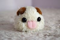 Needle Felted Poro by xxNostalgic