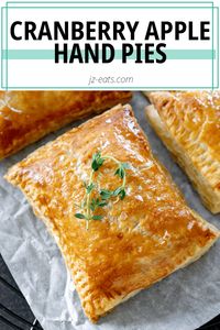 Imagine a warm golden brown puff pastry filled with savory cranberry sauce, gooey brie cheese, and crisp apples; sounds perfect, right? Cranberry Apple Hand Pies are perfect for family get-togethers, holidays, or even when you want a sweet and savory treat on the go.