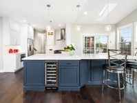 Blue and White Kitchen in Yardley - Transitional - Kitchen - Philadelphia - by Lang's Kitchen & Bath | Houzz