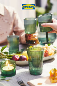 Get the vintage glassware look without the price with this colored glasses.