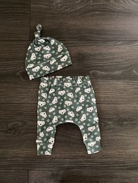 Baby outfit / organic baby clothes / unisex baby outfit / Baby harem pants / Baby gift set / Australian baby clothes / Koala baby clothes