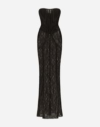 Long lace corset dress