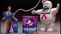 Peter Venkman and Stay Puft Real Ghostbusters Kenner Toy Commercial