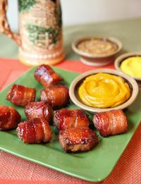 Bacon-Wrapped Beer Brats