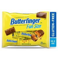 Butterfinger Fun Size Chocolatey Peanut-Buttery Candy Bars, 10.2 oz, Wrapped for Party Pack - Walmart.com