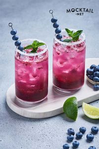 Blueberry Lime Mocktail 1