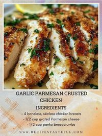 Marion Grasby 🍟🍜 | "🍽 Garlic Parmesan Crusted Chicken | Facebook