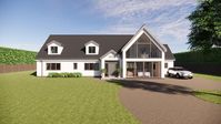 New to our range of large dormer bungalow designs, a spacious five-bedroomed dwelling with open plan living on the Ground Floor. Click the link to find out more.