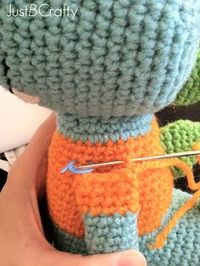 Tips for Attaching Amigurumi Limbs, #crochet, technique, stitch, #haken, gratis…