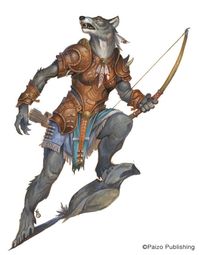 Rougarou from Pathfinder Bestiary 6, by Florian Stitz