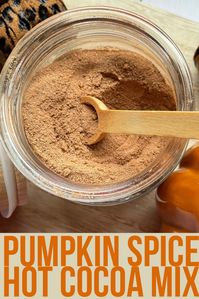 Get cozy with a steamy mug of hot chocolate made with Pumpkin Spice Cocoa Mix. Grab your favorite snuggly blanket, pop in an autumn inspired movie and enjoy this delicious hot cocoa recipe for a cozy night in. #recipe #hotcocoa #pumpkin via @pumpkinobsessedofficial