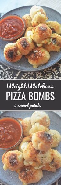 Weight Watchers Pizza Bombs 2 smart points - Recipe Diaries #weightwatchers #pizza #pizzaparty #healthy