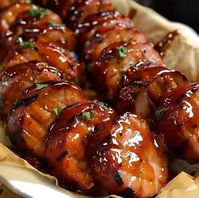 Maple BBQ Hasselback Kielbasa Bites – Naomi's Recipes