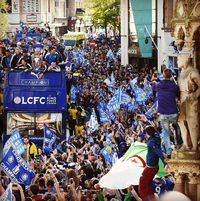 Leicester City are having a party!