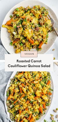 Roasted Carrot Cauliflower Quinoa Salad | Ambitious Kitchen