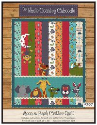 Moon and Back Critter Quilt Pattern by Leanne Anderson – Keepsake Quilting