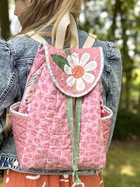 Sara @sarabquilts is excited to share her latest project on the blog, made with the gorgeous Stay Wild collection by Amanda Niederhauser! 🌼⁠

Featured is the Pembina Backpack by The Blanket Statement. This backpack is super easy to custimes and you can also add appliqué details such as the Daisy from The Vintage Flower Sampler book!⁠

Visit our blog for links to the Pembina Backpack and appliqué Daisy patterns! And be sure to check out the Stay Wild fabrics available online and in shops now!