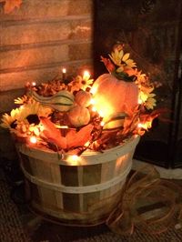 Fall bushel basket