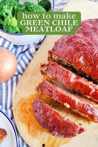 Add a little Southwestern flair to your dinner plate with this green chile meatloaf recipe! It comes together in one large bowl, and has a sweet, spicy glaze that soaks into the nooks and crannies. 