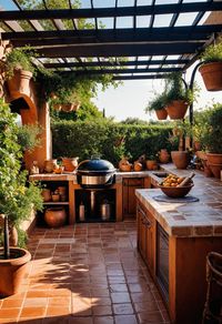 Add charm to your outdoor space! Transform your backyard with these 21 stunning outdoor kitchen patio ideas. Perfect for summer barbecues, family gatherings, and evening hangouts, these designs offer the ideal blend of function and aesthetics. Explore the possibilities and create your dream outdoor kitchen! #OutdoorKitchen #Patio #KitchenPatio