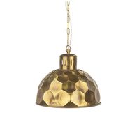 Gold Honeycomb Pendant Light