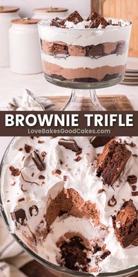 This Brownie Trifle recipe is the best way to make brownies feel new again! It’s super easy, and it's an excellent dessert for chocolate lovers everywhere.